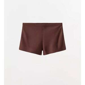Zara satin shorts